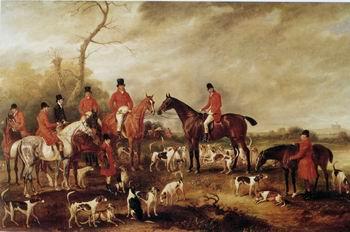 unknow artist Classical hunting fox, Equestrian and Beautiful Horses, 177. oil painting picture